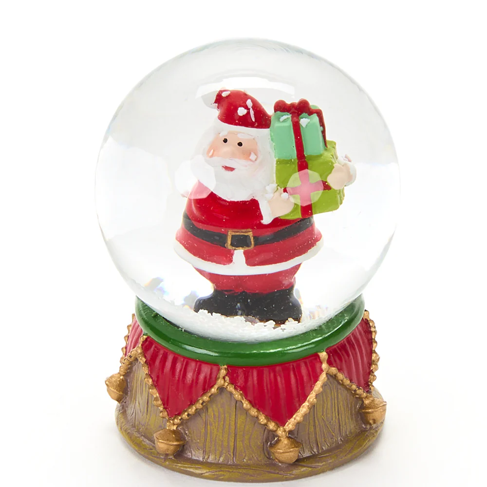 Nuvole di Stoffa Palla di neve babbo natale in vetro e resina - immagine 2